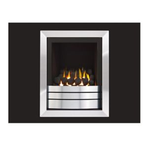 Image of Ignite Easton Landscape High Efficiency Graphite Chrome effect Gas Fire