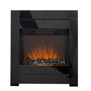 Image of Sirocco Westerly Black Glass effect Electric Fire