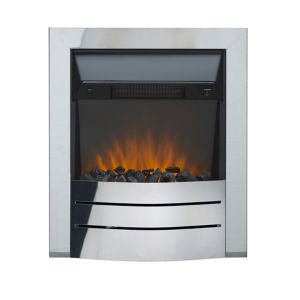 Image of Sirocco Maine Chrome effect Electric Fire