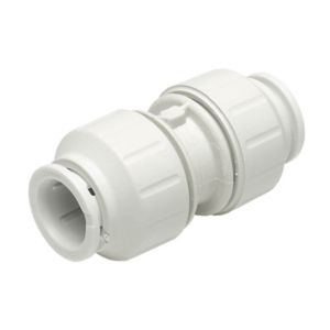 Image of JG Speedfit Push fit Straight connector (Dia)15mm Pack of 10