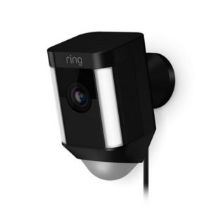 Image of Ring Wired Black Spotlight camera