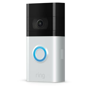 Ring 3 Wireless Video Doorbell Satin Nickel