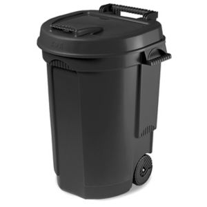 Image of Black Outdoor litter bin