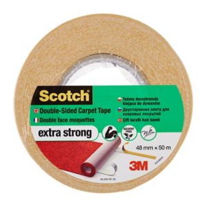 Image of Scotch White Carpet Tape (L)25m x (W)48mm