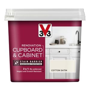 Image of V33 Renovation Cotton Satin Cupboard & cabinet paint 0.75L