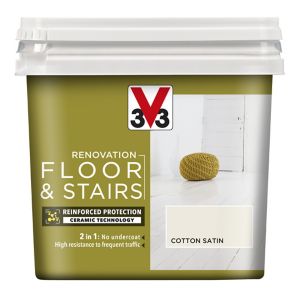 Image of V33 Renovation Cotton Satin Floor & stair paint 0.75L