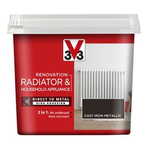 Image of V33 Renovation Cast iron Metallic effect Radiator & appliance paint 0.75L