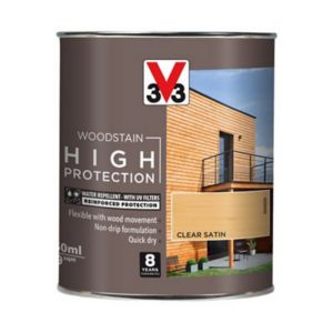 Image of V33 High protection Clear Mid sheen Wood stain 750ml