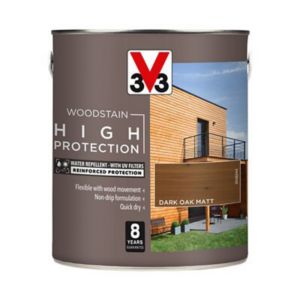 Image of V33 High protection Dark oak Matt Wood stain 2.5