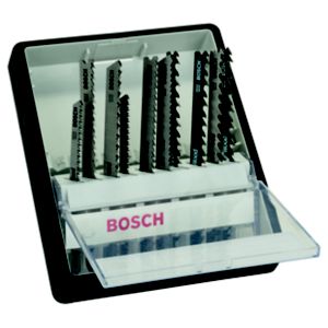Image of Bosch Bayonet fitting Jigsaw blade set Pack of 10