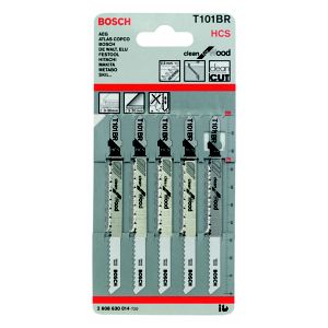 Image of Bosch T-shank Jigsaw blade T101BR 100mm Pack of 2