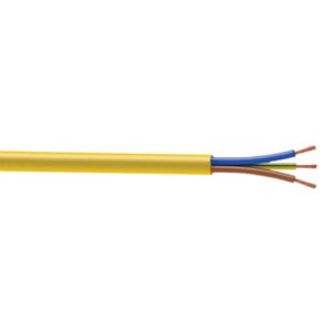 Image of Nexans Yellow 3 core Multi-core cable 50m