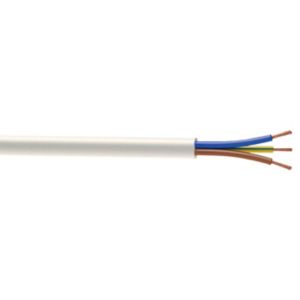 Image of Nexans 3093Y White 3 core Fire cable 2.5mm² x 25m