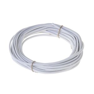Image of Nexans 2192Y White 2 core Multi-core cable 0.75mm² x 5m