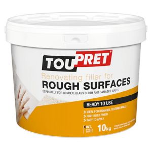 Image of Toupret Rough Surface Ready mixed Finishing plaster 10kg Tub