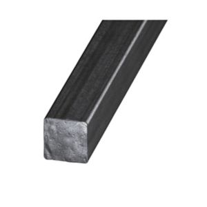Image of Varnished Hot-rolled steel Square Bar (H)14mm (W)14mm (L)1m