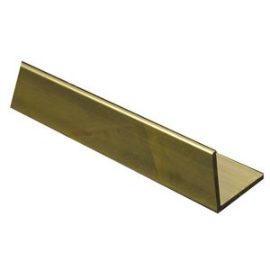 Image of Brass L-shaped Equal channel (H)8mm (W)8mm (L)1m