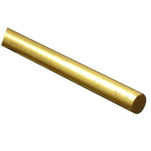 Image of Brass Round Bar (L)1m (Dia)4mm