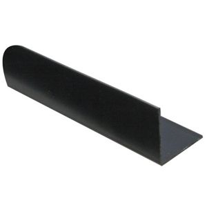 Image of Black PVC Corner (H)15mm (W)15mm (L)1m