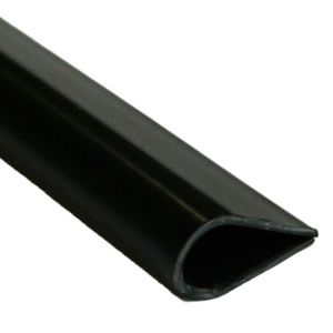 Image of Black uPVC Leaf binder (H)8mm (W)15mm (L)1m