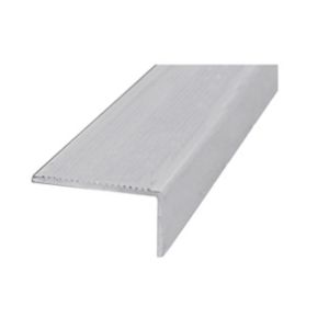 Image of Aluminium Unequal L-shaped Step edging (H)23mm (W)45mm (L)1m