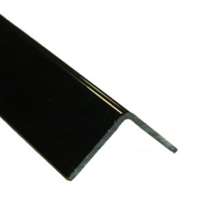 Image of Black L-shaped Angle profile (L)2m (W)20mm
