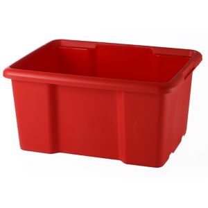 Image of Form Fitty Red 26L Plastic Stackable Storage box