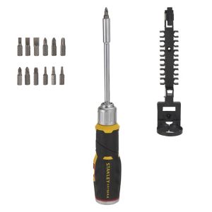 Image of Stanley FatMax 12 Piece Multi-bit ratchet screwdriver Set