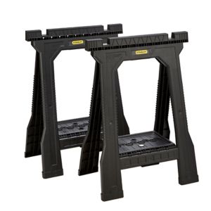Image of Stanley 362kg Foldable Saw horse Pack of 2