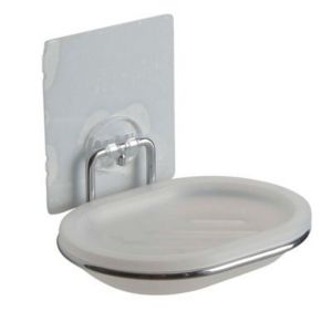 Bath Chrome Effect Polypropylene (Pp) & Steel Soap Dish