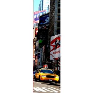 Image of Graham & Brown Multicolour New York taxi Mural