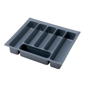 It Kitchens Plastic Utensil Tray, (H)90mm (W)505mm Grey
