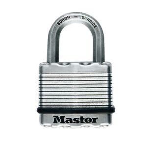 Image of Master Lock Excell Stainless steel Cylinder Open shackle Padlock (W)50mm