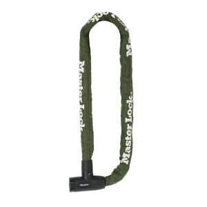 Image of Master Lock Green Steel Cylinder Security chain (L)1m (Dia)8mm