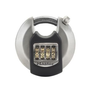 Image of Master Lock Weather tough Stainless steel & Boron carbide Combination Padlock (W)70mm