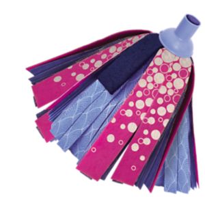 Image of Elephant Blue & pink Synthetic Mop head