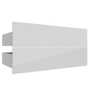 Image of Form Darwin Modular Gloss white External Drawer (H)237mm (W)1000mm (D)566mm Pack of 2