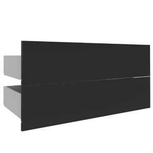 Image of Form Darwin Modular Gloss anthracite External Drawer (H)237mm (W)1000mm (D)566mm Pack of 2