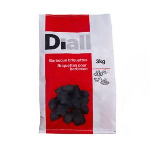 Diall Charcoal Briquettes, 3Kg