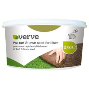 Image of Verve Pre lawn seed & turf fertiliser 28m² 1L