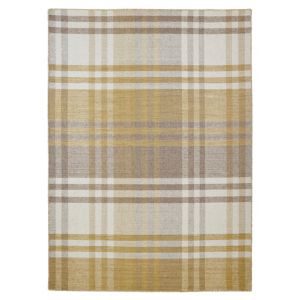 Image of Colours Marguritte Tartan Natural Rug (L)1.7m (W)1.2m