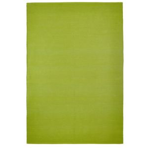 Image of Colours Madisen Plain Green Rug (L)1.7m (W)1.2m