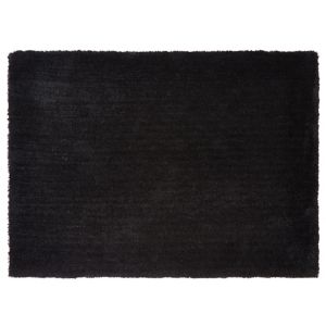 Image of Colours Oriana Plain Black Rug (L)1.7m (W)1.2m