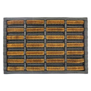 Image of Diall Butler Black & natural Coir Door mat (L)0.6m (W)0.4m