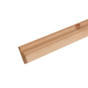 Image of Smooth Natural Pine Ogee Architrave (L)2.1m (W)58mm (T)15mm
