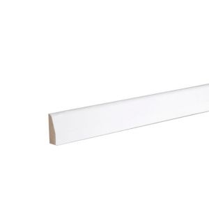 Image of Primed White MDF Chamfered Architrave (L)2.1m (W)44mm (T)14.5mm