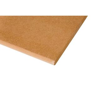 Image of Natural MDF Rolled edge Window board (L)2.1m (W)494mm (T)18mm