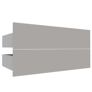 Image of Form Darwin Modular Grey External Drawer (H)237mm (W)1000mm (D)566mm Pack of 2