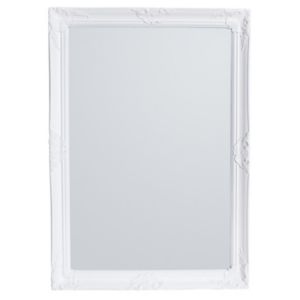 Image of Colours Tibertus Painted White Rectangular Framed Mirror (H)1030mm (W)730mm