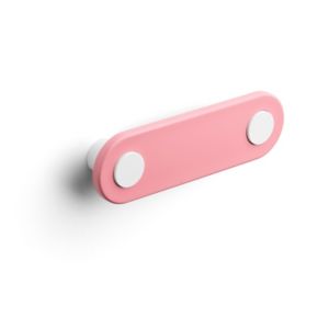 Image of Form Nursery Matt Pink ABS Square Bar Pull handle